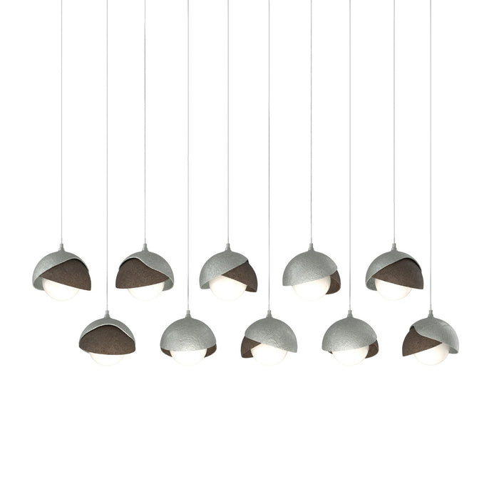 Hubbardton Forge - 131205-SKT-LONG-82-05-GG0711 - LED Pendant - Brooklyn - Vintage Platinum
