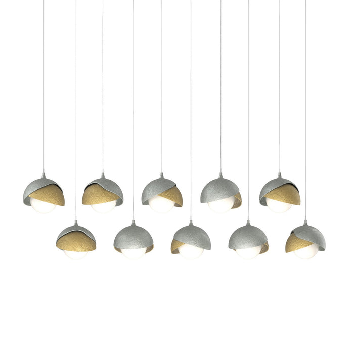 Hubbardton Forge - 131205-SKT-LONG-82-86-GG0711 - LED Pendant - Brooklyn - Vintage Platinum