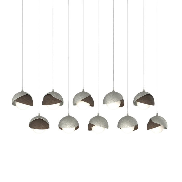 Hubbardton Forge - 131205-SKT-LONG-85-05-GG0711 - LED Pendant - Brooklyn - Sterling