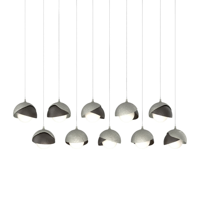 Hubbardton Forge - 131205-SKT-LONG-85-14-GG0711 - LED Pendant - Brooklyn - Sterling
