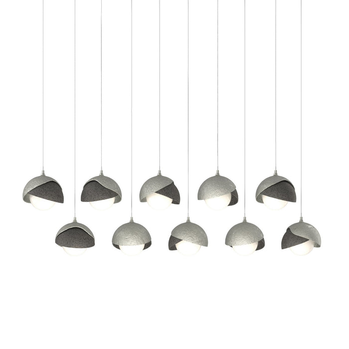 Hubbardton Forge - 131205-SKT-LONG-85-20-GG0711 - LED Pendant - Brooklyn - Sterling