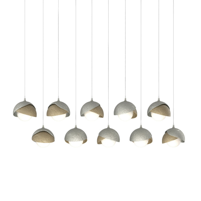 Hubbardton Forge - 131205-SKT-LONG-85-84-GG0711 - LED Pendant - Brooklyn - Sterling