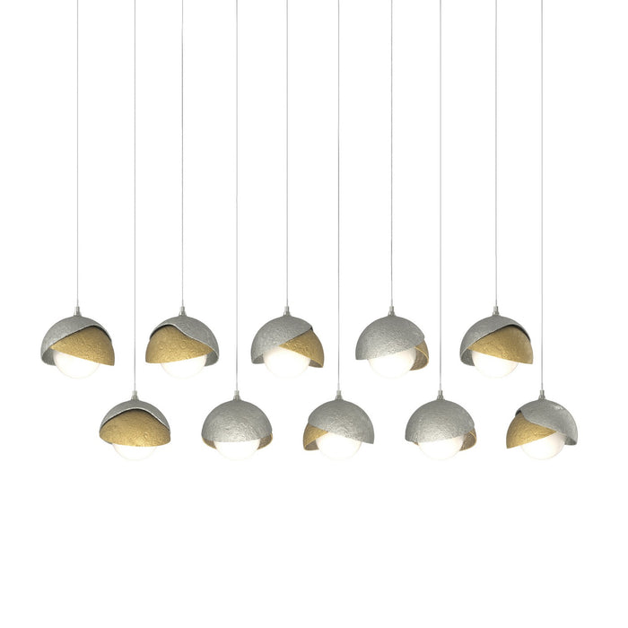 Hubbardton Forge - 131205-SKT-LONG-85-86-GG0711 - LED Pendant - Brooklyn - Sterling