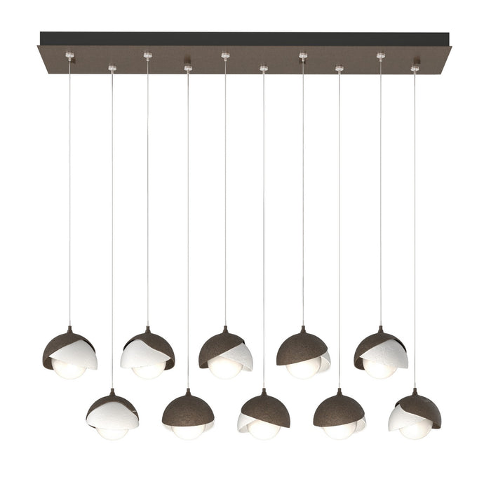 Hubbardton Forge - 131205-SKT-STND-05-02-GG0711 - LED Pendant - Brooklyn - Bronze
