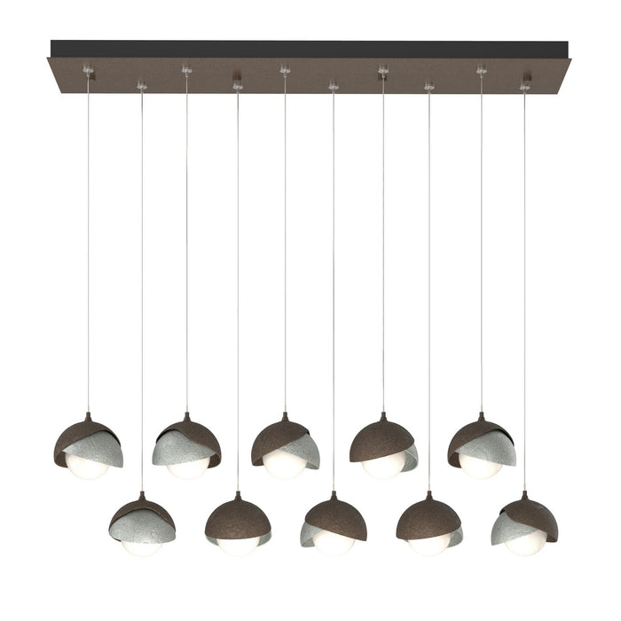 Hubbardton Forge - 131205-SKT-STND-05-82-GG0711 - LED Pendant - Brooklyn - Bronze