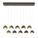 Hubbardton Forge - 131205-SKT-STND-05-86-GG0711 - LED Pendant - Brooklyn - Bronze