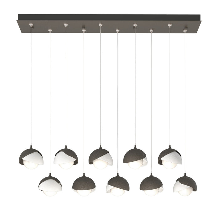 Hubbardton Forge - 131205-SKT-STND-07-02-GG0711 - LED Pendant - Brooklyn - Dark Smoke