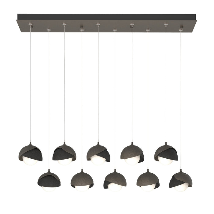 Hubbardton Forge - 131205-SKT-STND-07-10-GG0711 - LED Pendant - Brooklyn - Dark Smoke