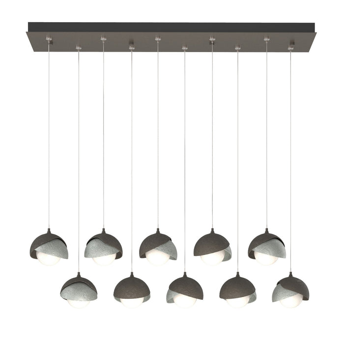 Hubbardton Forge - 131205-SKT-STND-07-82-GG0711 - LED Pendant - Brooklyn - Dark Smoke