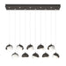 Hubbardton Forge - 131205-SKT-STND-14-02-GG0711 - LED Pendant - Brooklyn - Oil Rubbed Bronze