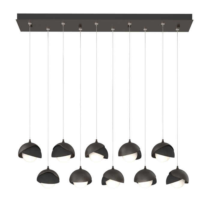 Hubbardton Forge - 131205-SKT-STND-14-10-GG0711 - LED Pendant - Brooklyn - Oil Rubbed Bronze