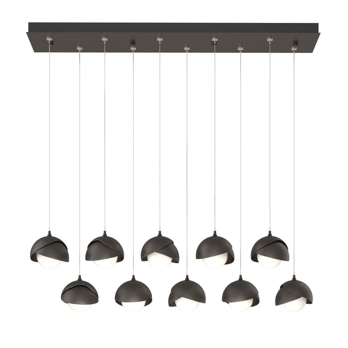 Hubbardton Forge - 131205-SKT-STND-14-14-GG0711 - LED Pendant - Brooklyn - Oil Rubbed Bronze