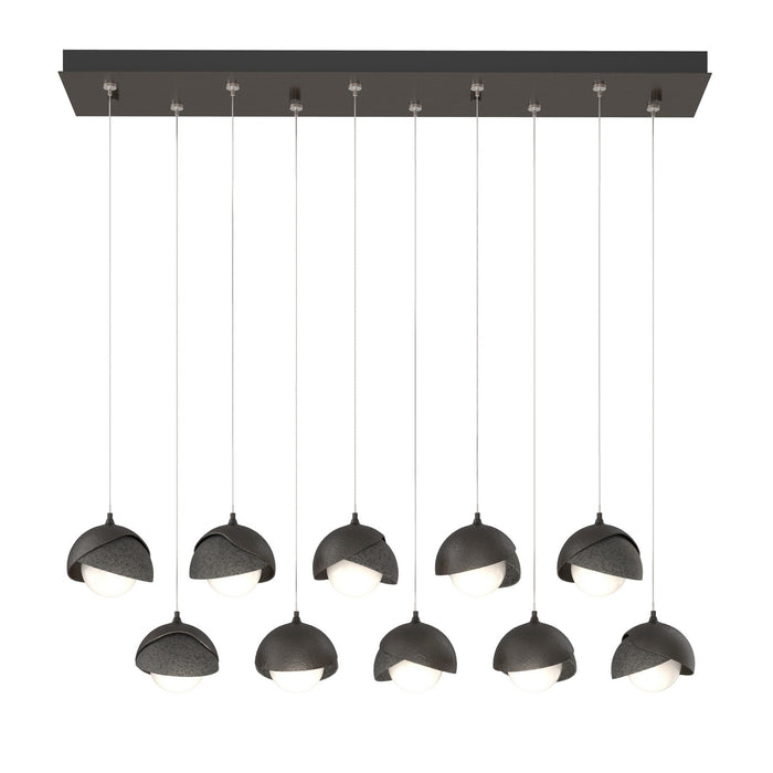 Hubbardton Forge - 131205-SKT-STND-14-20-GG0711 - LED Pendant - Brooklyn - Oil Rubbed Bronze