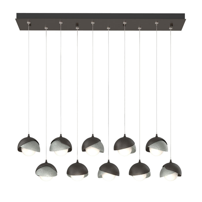 Hubbardton Forge - 131205-SKT-STND-14-82-GG0711 - LED Pendant - Brooklyn - Oil Rubbed Bronze