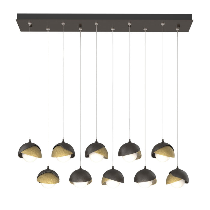 Hubbardton Forge - 131205-SKT-STND-14-86-GG0711 - LED Pendant - Brooklyn - Oil Rubbed Bronze