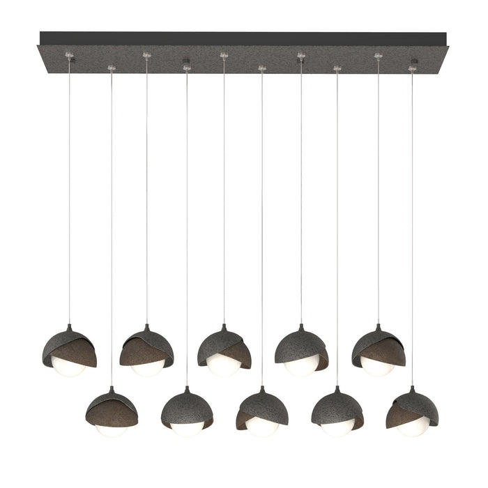 Hubbardton Forge - 131205-SKT-STND-20-05-GG0711 - LED Pendant - Brooklyn - Natural Iron