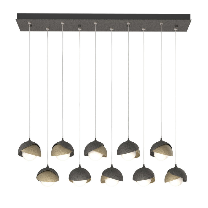 Hubbardton Forge - 131205-SKT-STND-20-84-GG0711 - LED Pendant - Brooklyn - Natural Iron