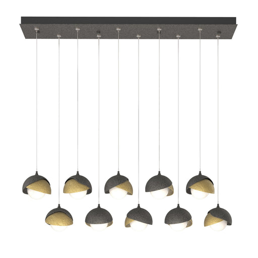 Brooklyn LED Pendant Natural Iron