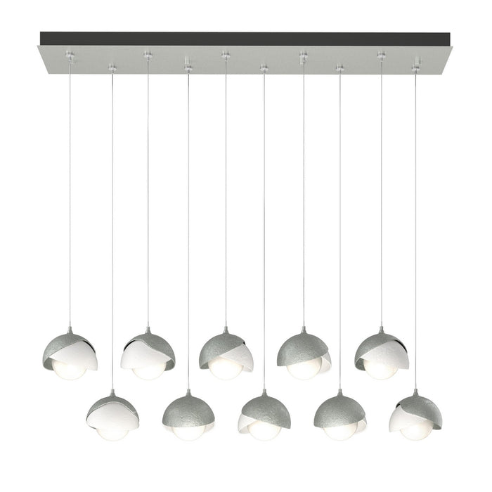 Hubbardton Forge - 131205-SKT-STND-82-02-GG0711 - LED Pendant - Brooklyn - Vintage Platinum