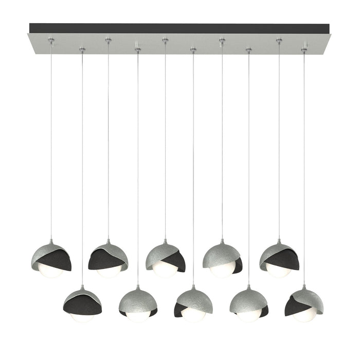 Hubbardton Forge - 131205-SKT-STND-82-10-GG0711 - LED Pendant - Brooklyn - Vintage Platinum