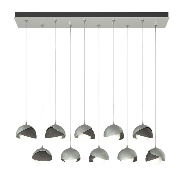 Hubbardton Forge - 131205-SKT-STND-82-20-GG0711 - LED Pendant - Brooklyn - Vintage Platinum
