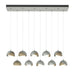Hubbardton Forge - 131205-SKT-STND-82-84-GG0711 - LED Pendant - Brooklyn - Vintage Platinum