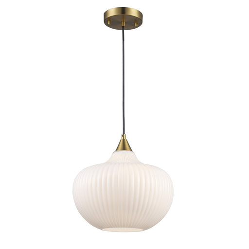 Trans Globe Imports - 16181 AG - One Light Pendant - Aristo - Antique Gold