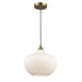 Trans Globe Imports - 16181 AG - One Light Pendant - Aristo - Antique Gold