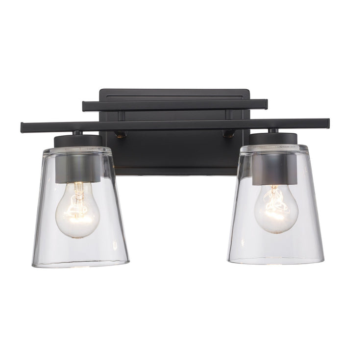 Trans Globe Imports - 22492 BK - Two Light Vanity - Iris - Black