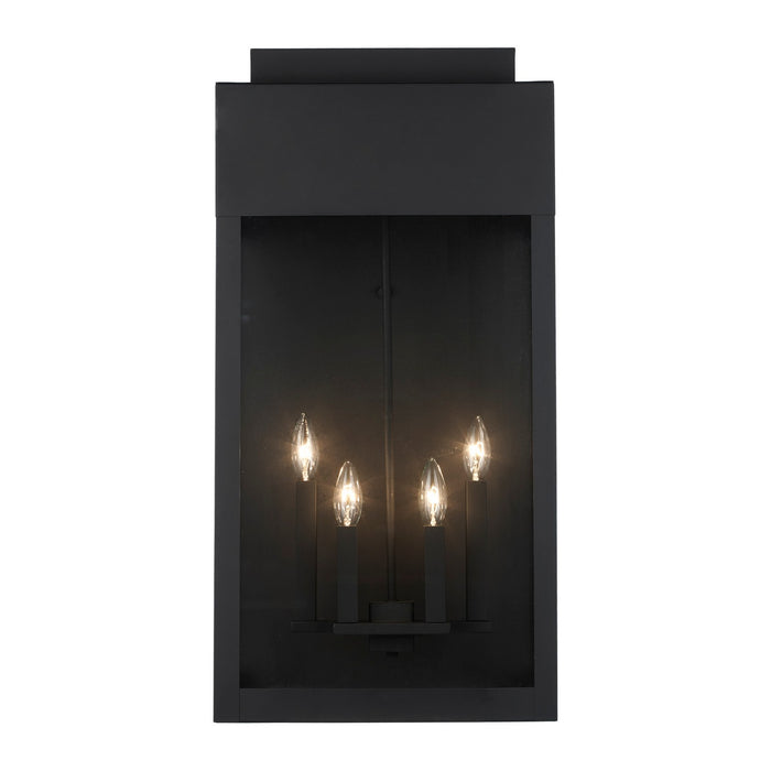 Trans Globe Imports - 51523 BK - Four Light Outdoor Wall Mount - Marley - Black