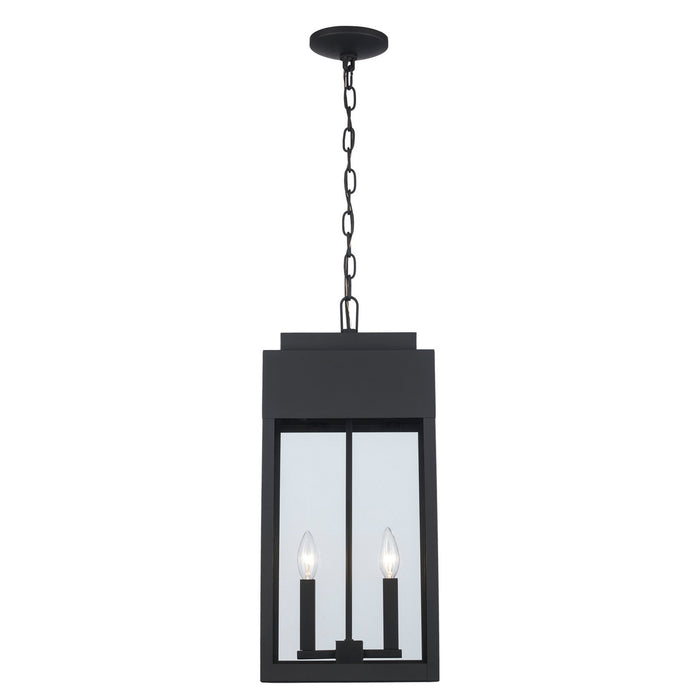 Trans Globe Imports - 51527 BK - Two Light Outdoor Hanging Lantern - Marley - Black