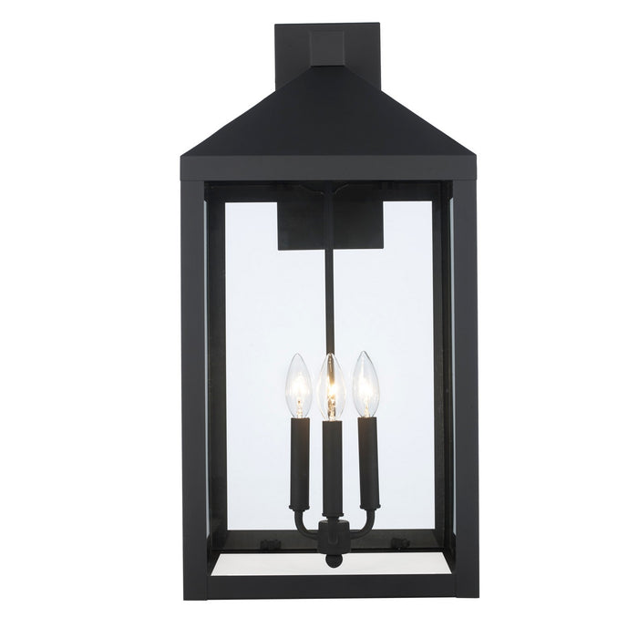 Trans Globe Imports - 51533 BK - Three Light Outdoor Wall Mount - Tempest - Black