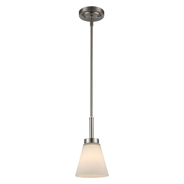 Trans Globe Imports - 71800 BN - One Light Pendant - Fifer - Brushed Nickel