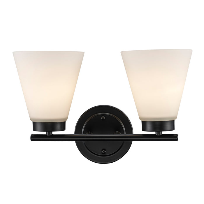 Trans Globe Imports - 71802 BK - Two Light Vanity - Fifer - Black