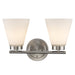 Trans Globe Imports - 71802 BN - Two Light Vanity - Fifer - Brushed Nickel