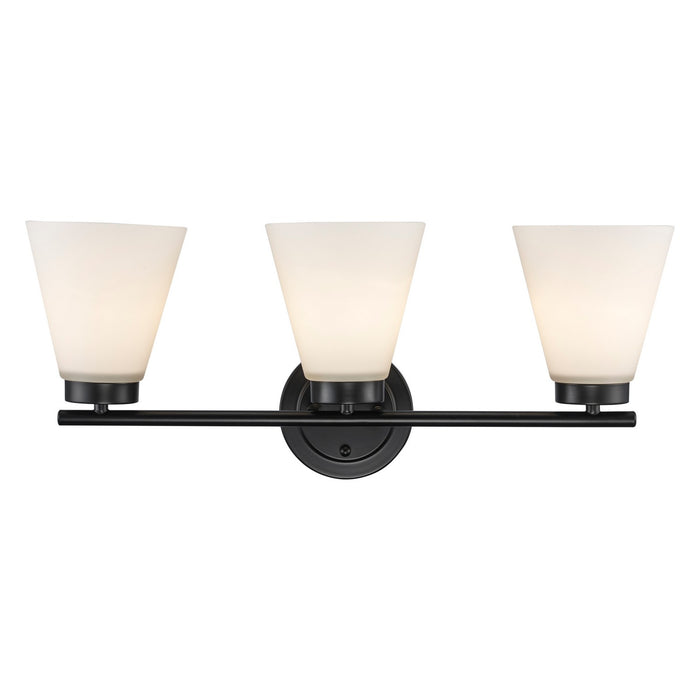 Trans Globe Imports - 71803 BK - Three Light Vanity - Fifer - Black