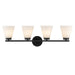 Trans Globe Imports - 71804 BK - Four Light Vanity - Fifer - Black