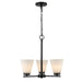 Trans Globe Imports - 71805-3 BK - Three Light Pendant - Fifer - Black