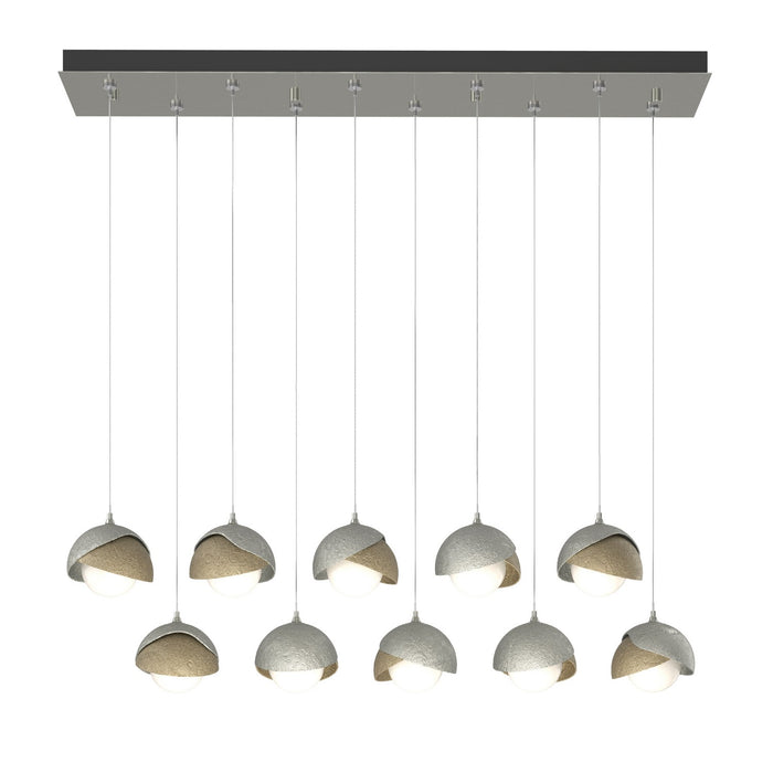 Hubbardton Forge - 131205-SKT-STND-85-84-GG0711 - LED Pendant - Brooklyn - Sterling