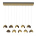 Hubbardton Forge - 131205-SKT-STND-86-05-GG0711 - LED Pendant - Brooklyn - Modern Brass