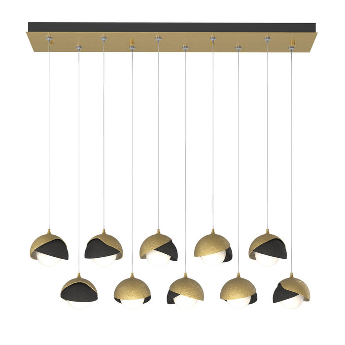 Hubbardton Forge - 131205-SKT-STND-86-10-GG0711 - LED Pendant - Brooklyn - Modern Brass