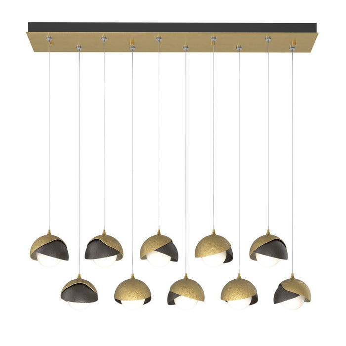 Hubbardton Forge - 131205-SKT-STND-86-14-GG0711 - LED Pendant - Brooklyn - Modern Brass