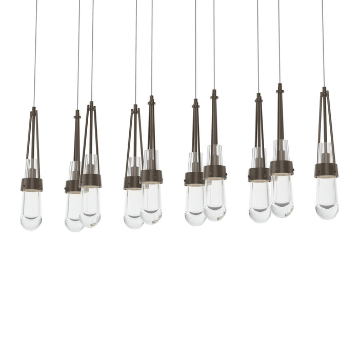 Hubbardton Forge - 131207-SKT-LONG-05-ZM0434 - LED Pendant - Link - Bronze