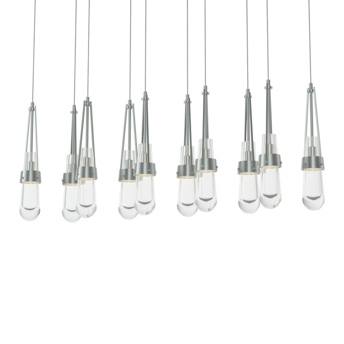 Hubbardton Forge - 131207-SKT-LONG-82-ZM0434 - LED Pendant - Link - Vintage Platinum