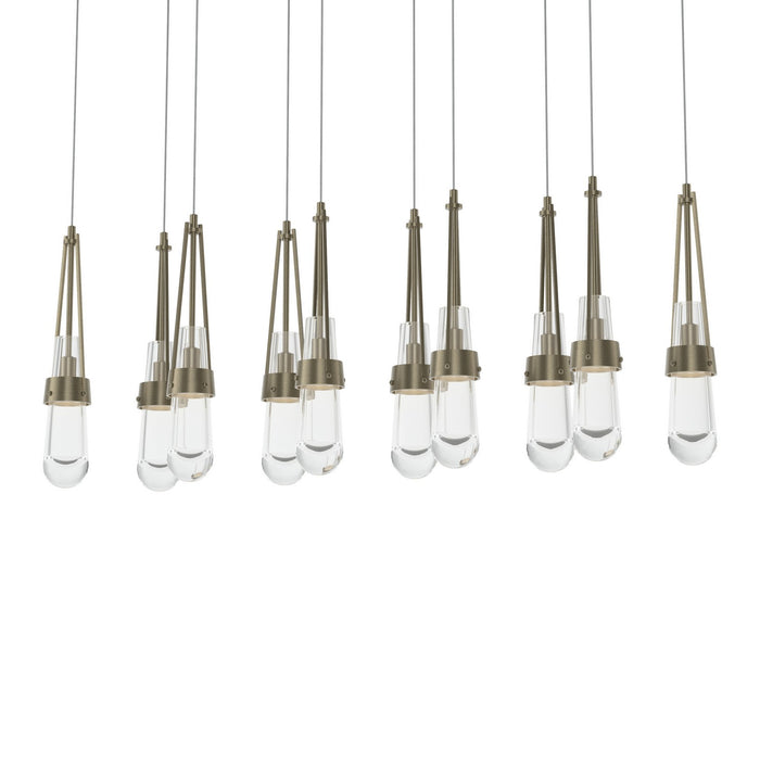 Hubbardton Forge - 131207-SKT-LONG-84-ZM0434 - LED Pendant - Link - Soft Gold