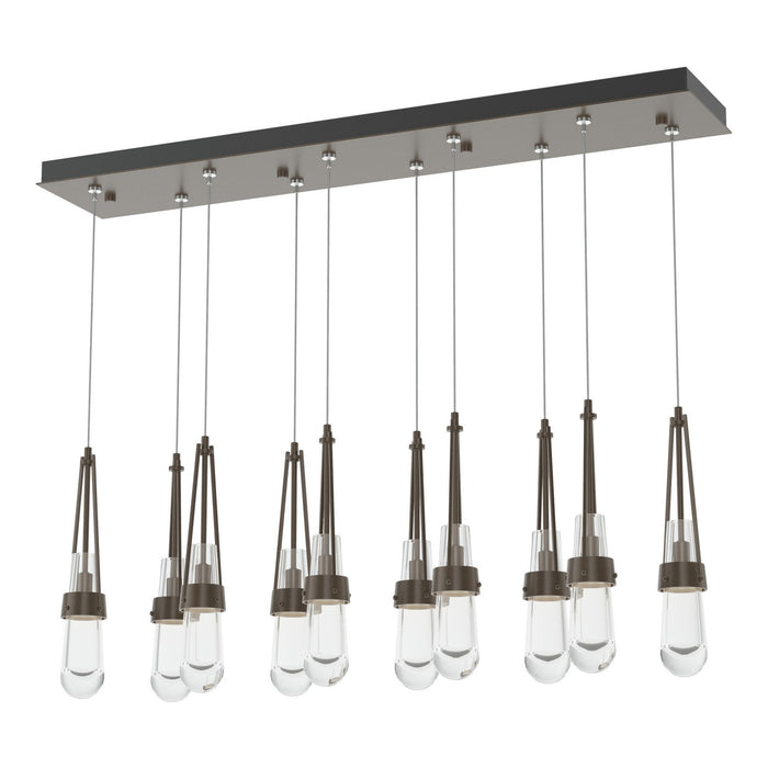 Hubbardton Forge - 131207-SKT-STND-05-ZM0434 - LED Pendant - Link - Bronze