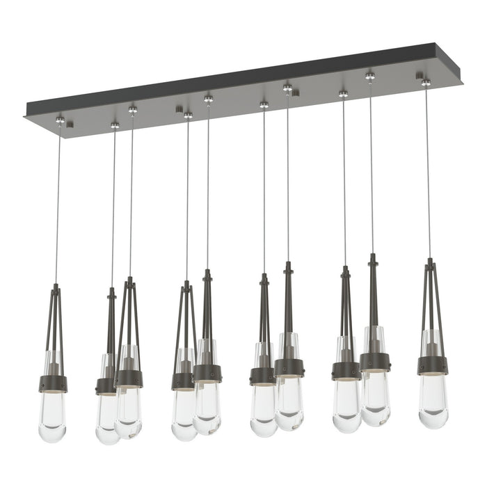 Hubbardton Forge - 131207-SKT-STND-07-ZM0434 - LED Pendant - Link - Dark Smoke