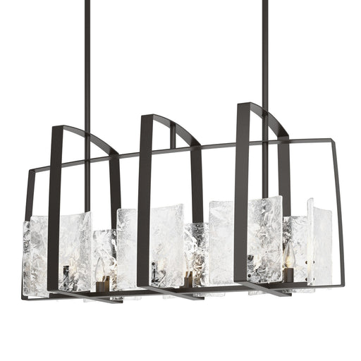 Arc Eight Light Linear Pendant Oil Rubbed Bronze