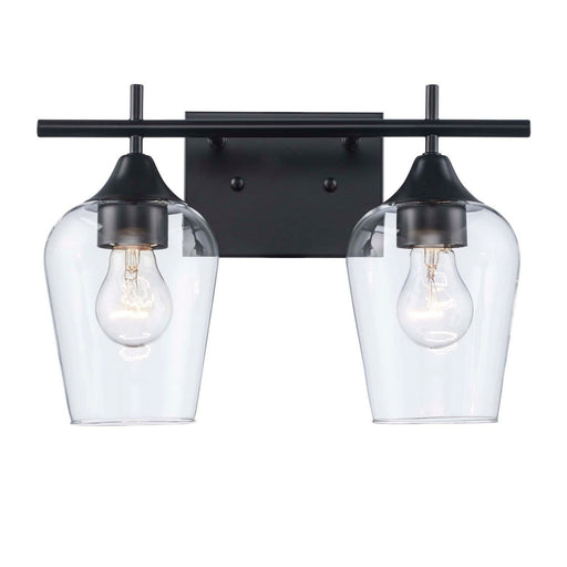 Trans Globe Imports - 71832 BK - Two Light Vanity - Kieran - Black