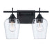 Trans Globe Imports - 71832 BK - Two Light Vanity - Kieran - Black